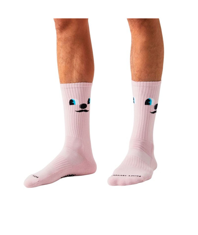 Calcetines Jimmy Lion Athletic - Jethro Face Rosa