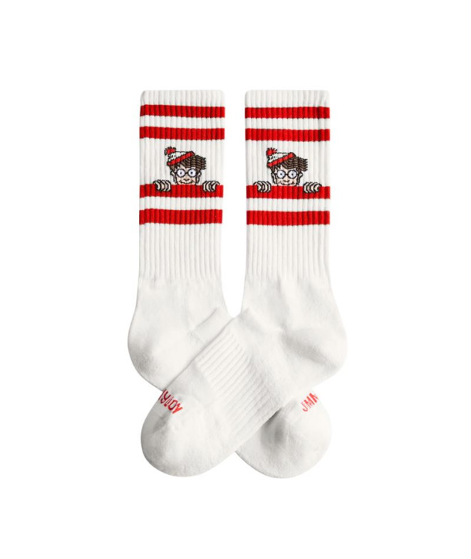 Chaussettes Jimmy Lion Athletic Wally White