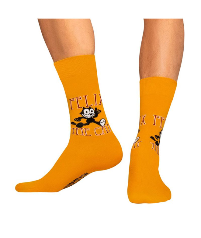 Chaussettes Jimmy Lion Felix Wonderful Yellow
