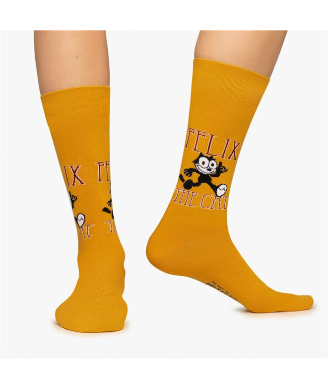 Chaussettes Jimmy Lion Felix Wonderful Yellow