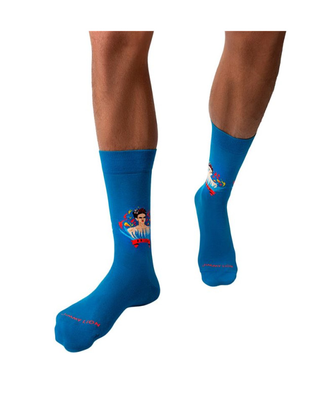 Chaussettes Jimmy Lion Frida Blue Fire