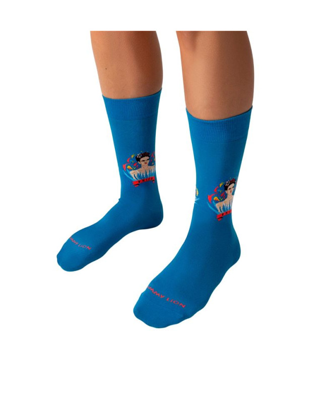 Chaussettes Jimmy Lion Frida Blue Fire
