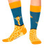 Meias Jimmy Lion Girafa Azul
