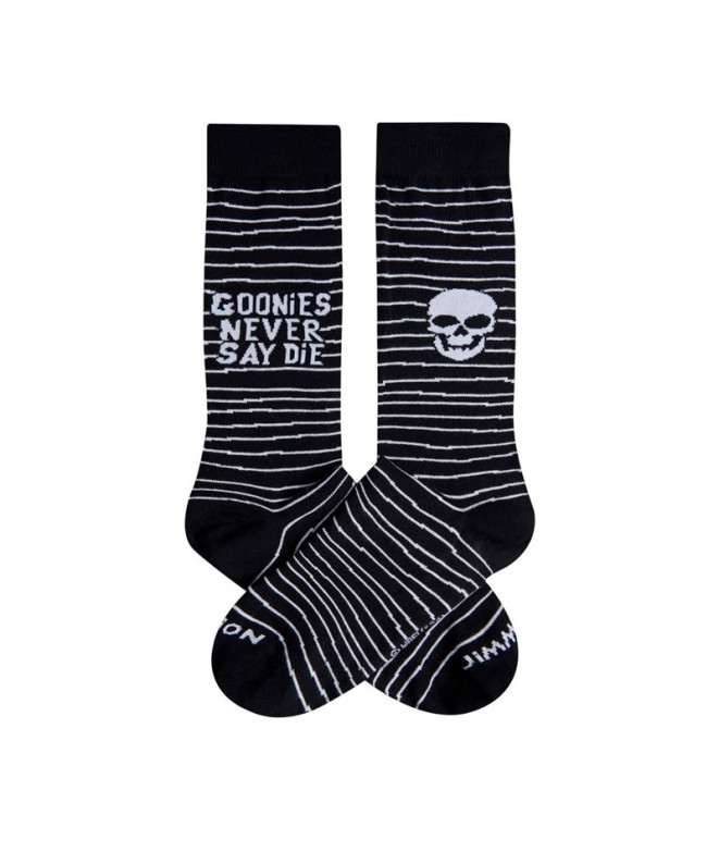 Chaussettes Jimmy Lion Goonies Never Say Die Noir