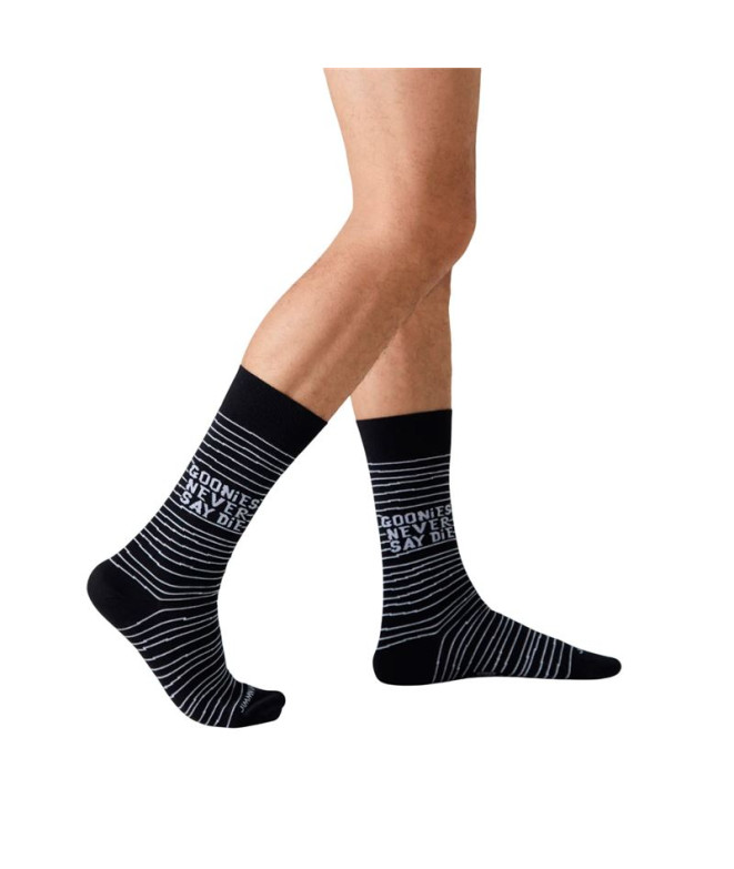 Chaussettes Jimmy Lion Goonies Never Say Die Noir