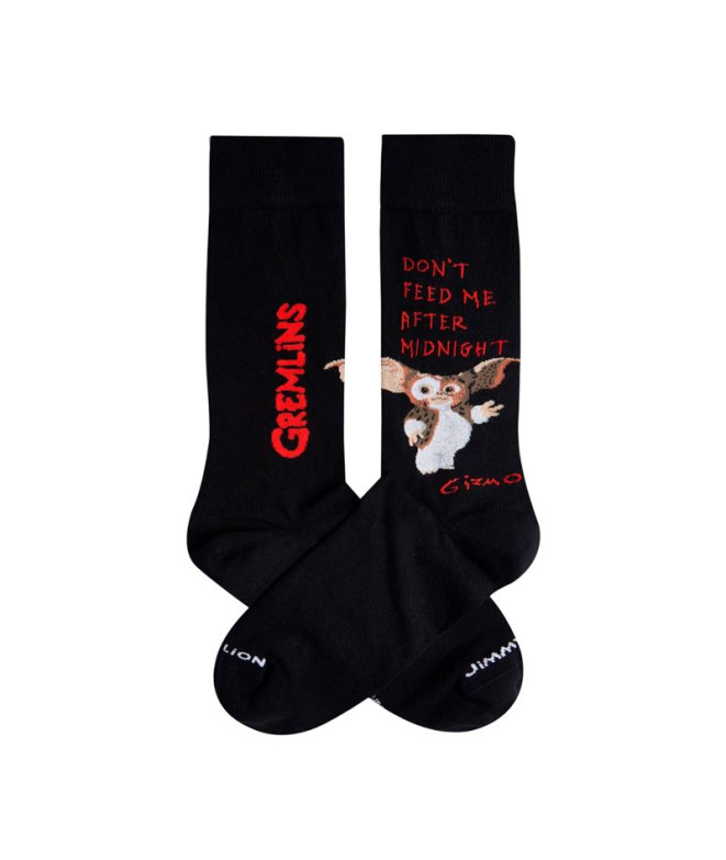 Chaussettes Jimmy Lion Gremlins Warning Noir