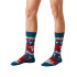 Meias Jimmy Lion Holiday Gizmo Dark Acqua/Red
