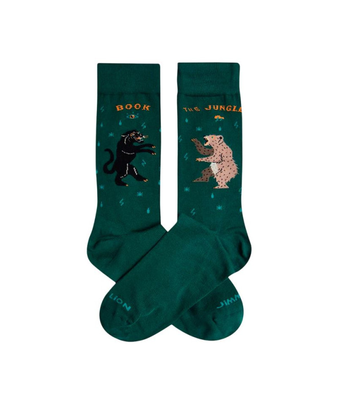 Chaussettes Jimmy Lion Le Livre de la Jungle Vert foncé