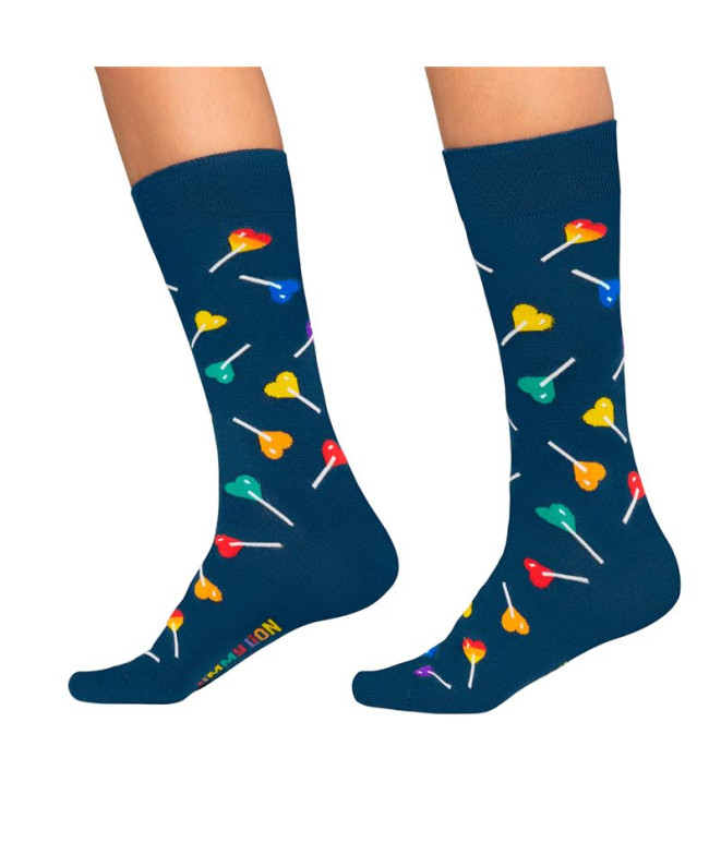 Chaussettes Sucettes Jimmy Lion Bleu foncé