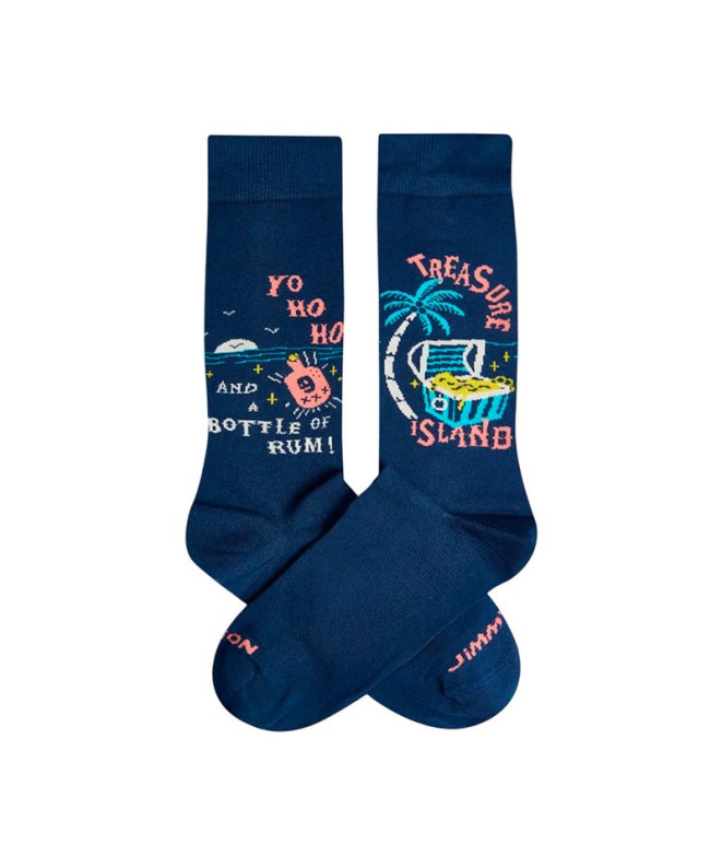 Chaussettes Jimmy Lion Treasure Island Bleu foncé