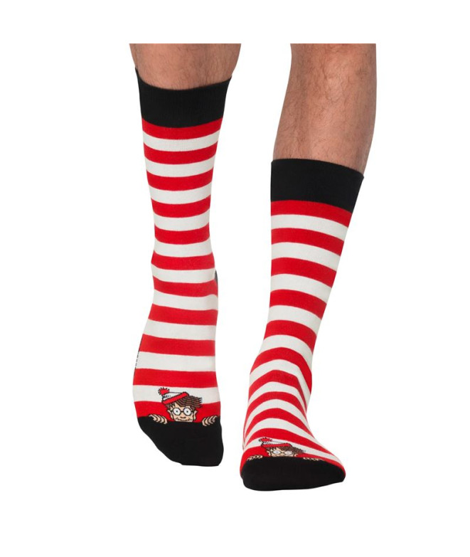 Chaussettes Jimmy Lion Wally Peek-A-Boo Blanc +...