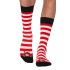 Meias Jimmy Lion Wally Peek-A-Boo Branco + Vermelho