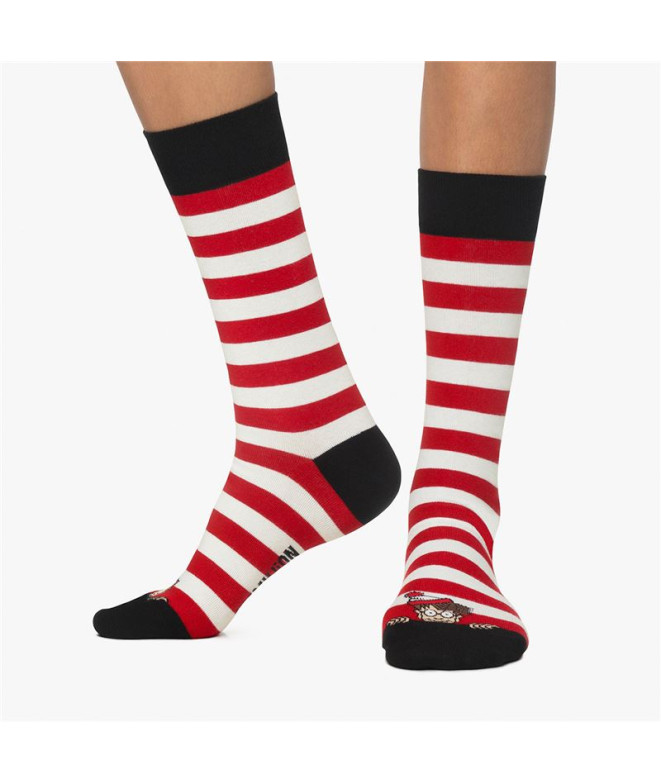 Chaussettes Jimmy Lion Wally Peek-A-Boo Blanc +...