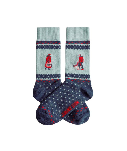 Chaussettes Jimmy Lion Winter New Yorkers Bleu clair Chaussettes Jimmy Lion Winter New Yorkers Bleu clair