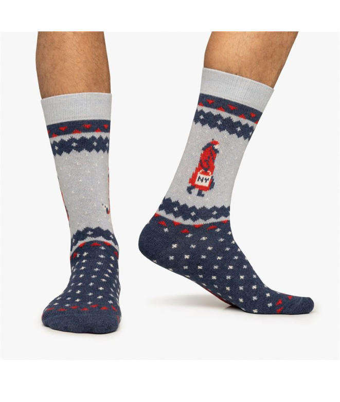 Chaussettes Jimmy Lion Winter New Yorkers Bleu...