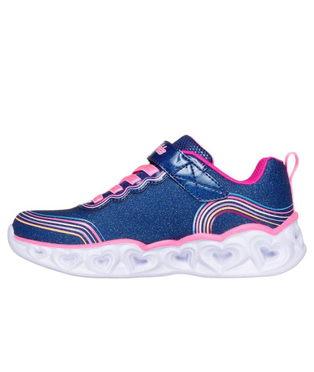 Sapatilhas Skechers Menina Luzes do coração - Retro Navy... 2