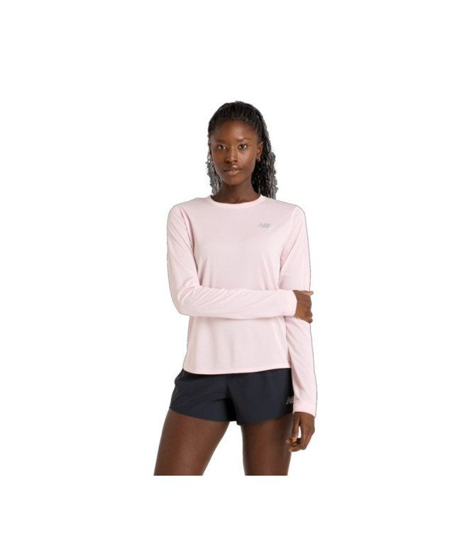 Sweat New Balance Athlétisme Manches longues Femme