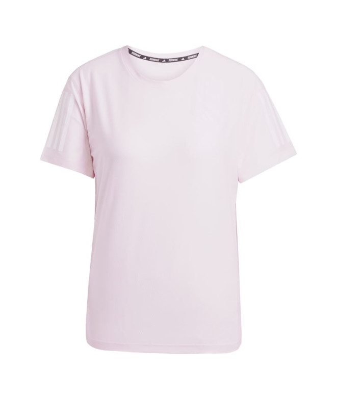 Camiseta Running adidas Mulher de Own the Run Rosa