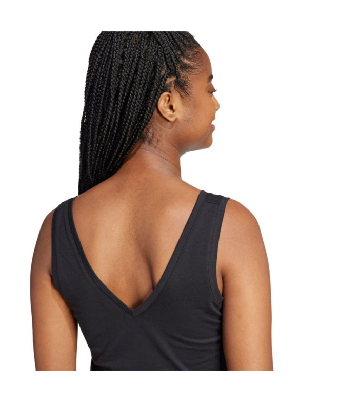 T-shirt adidas Femme Sl Sj Tk Noir/Blanc