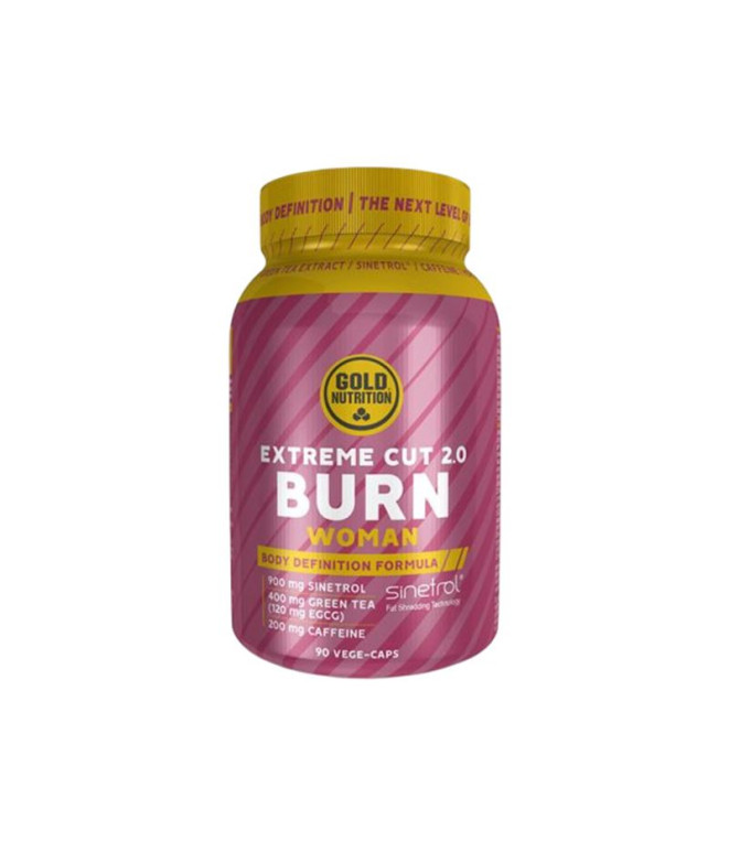 Extreme Cut 2.0 Burn Gold Nutrition Woman - 90 cápsulas vegetais