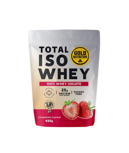 Gold Nutrition Total Iso Whey Strawberry Protein 450 g