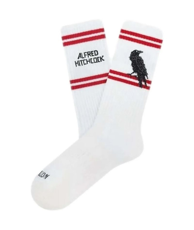 Calcetines Jimmy Lion Athletic Hitchcock Blanco