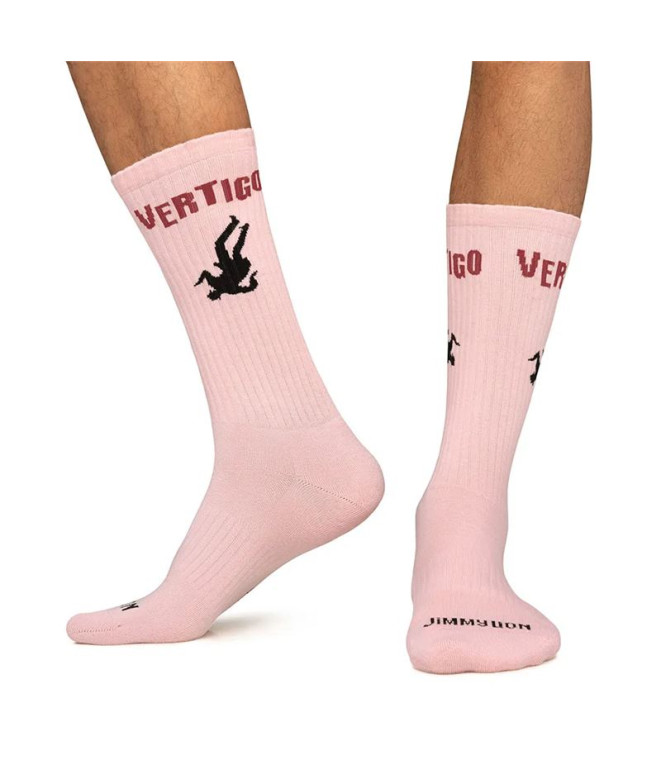 Meias Jimmy Lion Atlético Hitchcock Vertig Rosa