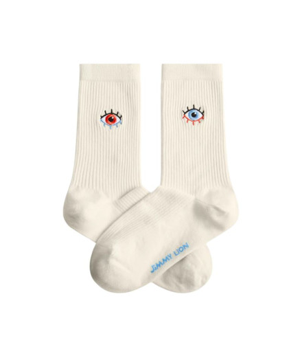 Meias Jimmy Lion Eyes Beige