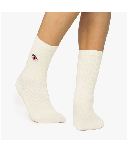 Chaussettes Jimmy Lion Eyes Beige 2
