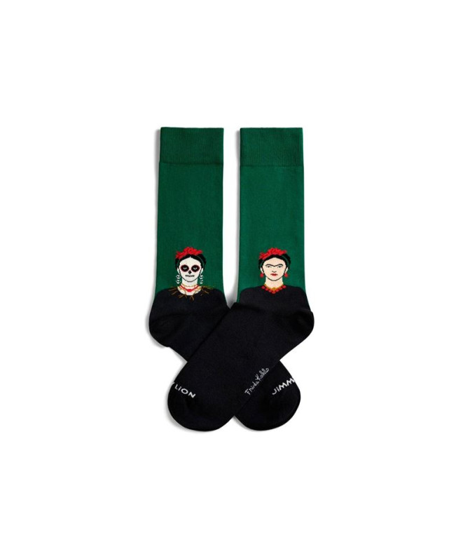 Calcetines Jimmy Lion Frida Catrina Verde
