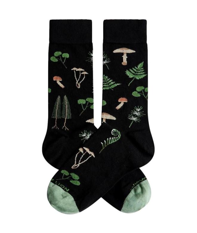 Calcetines Jimmy Lion Mushrooms Negro