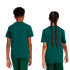 Camiseta adidas Infantil Essentials Big Logo Cotton Verde escuro