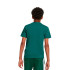 Camiseta adidas Infantil Essentials Big Logo Cotton Verde escuro