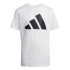 Camiseta adidas Infantil Grande logótipo preto/branco