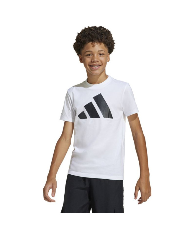 T-shirt adidas Enfant Big Logo Noir/Blanc