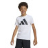 Camiseta adidas Infantil Grande logótipo preto/branco
