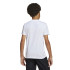 Camiseta adidas Infantil Grande logótipo preto/branco