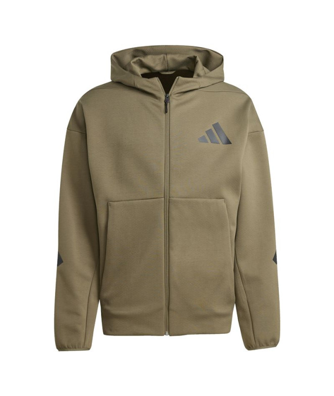 Chaqueta adidas Z.N.E. Fz Hombre Verde Oscuro