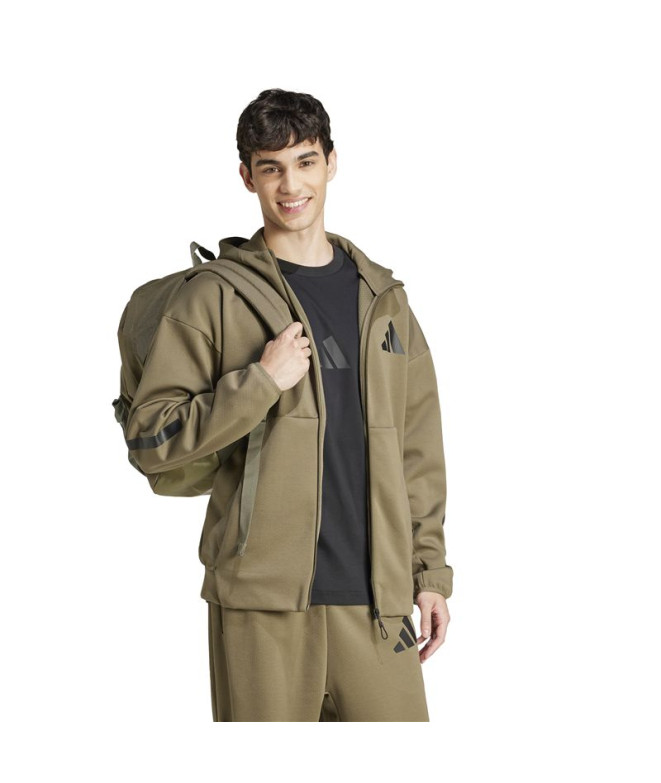 Chaqueta adidas Z.N.E. Fz Hombre Verde Oscuro