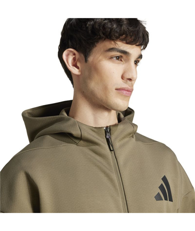 Chaqueta adidas Z.N.E. Fz Hombre Verde Oscuro