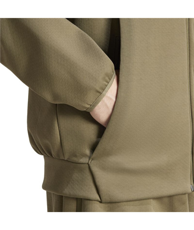 Chaqueta adidas Z.N.E. Fz Hombre Verde Oscuro