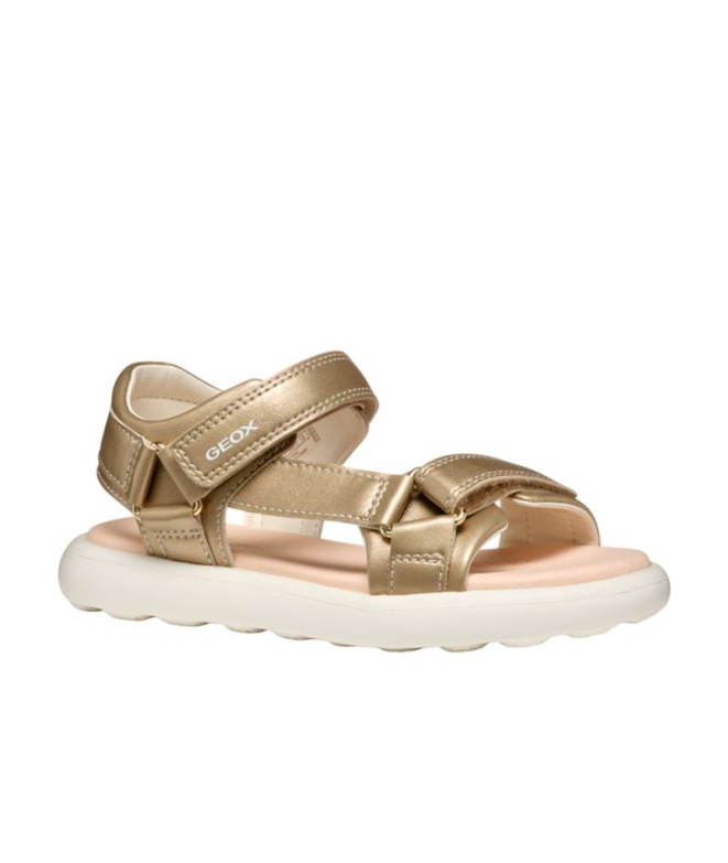 Sandalias Geox Puffypop Gi Infantil Oro