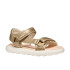 Sandálias Infantil Geox Puffypop Gi Ouro