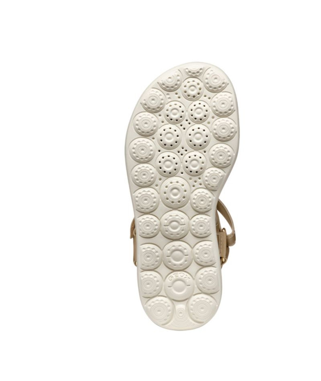 Sandálias Infantil Geox Puffypop Gi Ouro