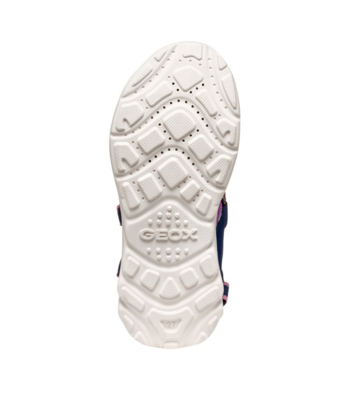 Sandales Enfant Geox Airadyum Gi Marine/Pourpre