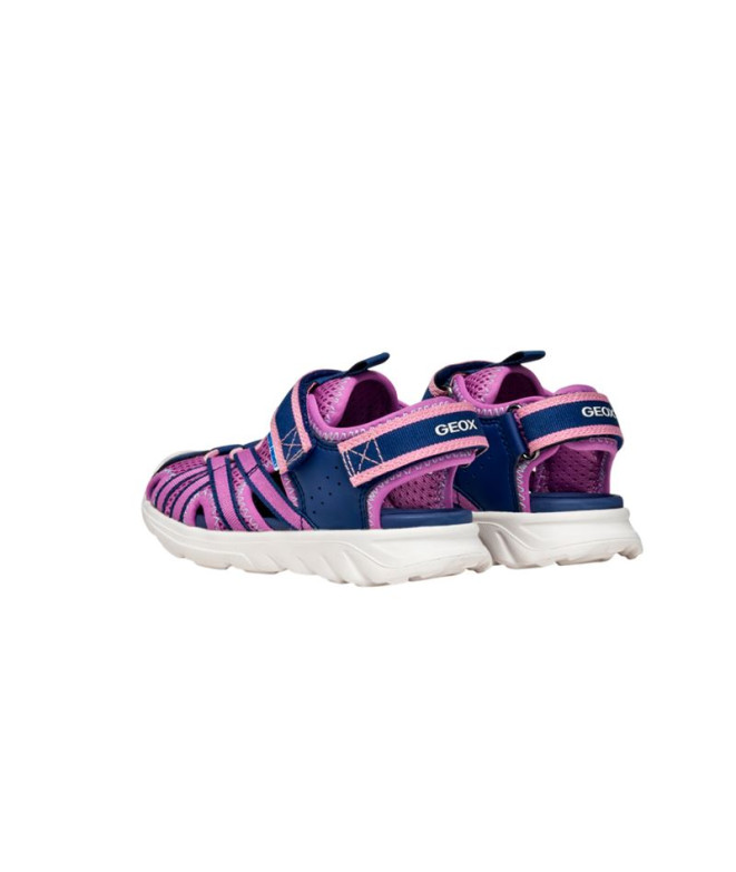 Sandales Enfant Geox Airadyum Gi Marine/Pourpre
