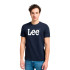 Homem T-shirt Lee Wobbly Logo Azul-marinho