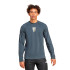 Camiseta adidas Homem JBellingham Manga comprida cinzenta