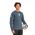 Camiseta adidas Homem JBellingham Manga comprida cinzenta