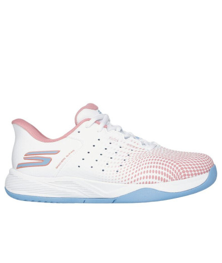 Sapatilhas Skechers Skechers Viper Court Mulher Branco/Azul